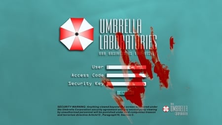 Resident Evil - Umbrella Corp - zombie, Umbrella Corp, fictional, film, movie, pharmaceuticals, testing, Resident Evil, bio engineering