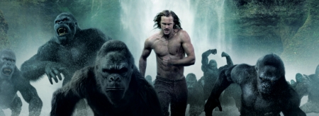 Legand of Tarzan - jungle, apes, man, running