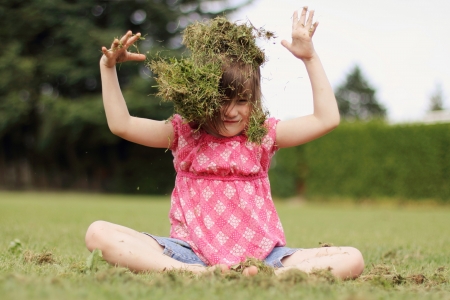 little girl - people, hair, belle, sightly, white, face, childhood, fair, grass, little, bonny, adorable, wallpaper, child, set, beautiful, pink, sweet, feet, nice, beauty, sky, photography, pretty, baby, green, tree, cute, kid, dainty, girl, lovely, pure, comely, play, desktopnexus, blonde