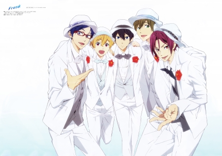 Free! - male, makoto tachibana, nagisa hazuki, rin matsuoka, rei ryugazaki, anime boys, haruka nanase, free iwatobi swim club, free, anime, cute