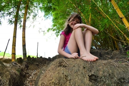 little girl - people, hair, belle, sightly, white, face, childhood, fair, little, bonny, adorable, wallpaper, child, set, nature, beautiful, pink, sweet, feet, nice, beauty, sky, photography, pretty, baby, green, tree, cute, kid, dainty, girl, lovely, pure, comely, desktopnexus, blonde