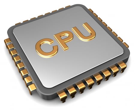 Processor - wallpaper, processor, gold, 3d, abstract