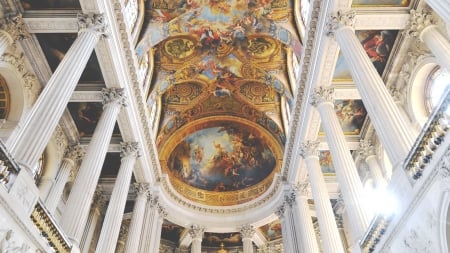 Palace Of Versailles - versailles, france, palace of versailles, architecture, chateau de versailles, palace, gold