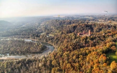 River Gauja at Sigulda, Latvia