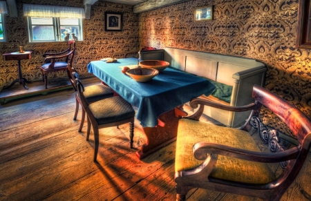 A Room in the Old Town of Copenhagen, Denmark - chairs, sofa, table, furniture, hdr