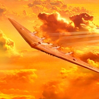Northrop XB-35 Flying Wing Artwork