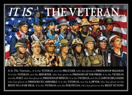 Happy Veterans Day! - american flag, flag, veterans day, vets, veterans