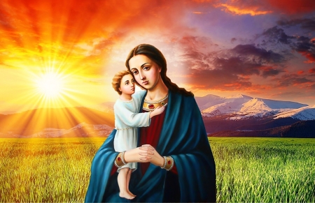 Saint Mary, mother of Jesus - christ, jesus, religion, mary, mother, virgin