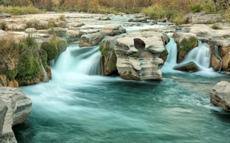 Dolan Falls, Texas - waterfall, texas, nature, rocks