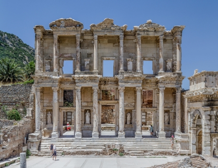 Ephesus - ancient, ruins, landscape, architecture, ephesus, turkey