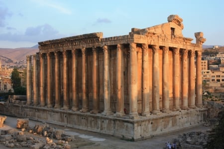 Temple Of Bacchus - Temple Of Bacchus, ancient, Ruins, landscape, architecture