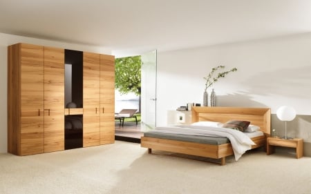 Modern Housing - bed, modern, room, housing, architecture