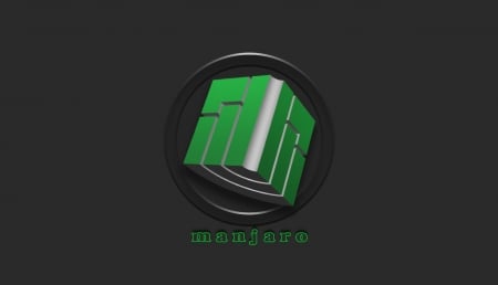 manjaro - manjaro, didis, logo, shadows