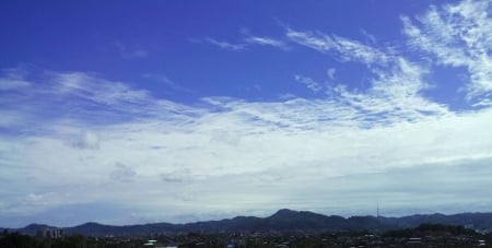 View from the rooftop - nature, sky, valley, view