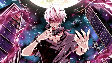 #Nothing - Anime boy, Short hair, Kaneki ken, Cool, Cool Anime Boy, Tokyo Ghoul, Dark