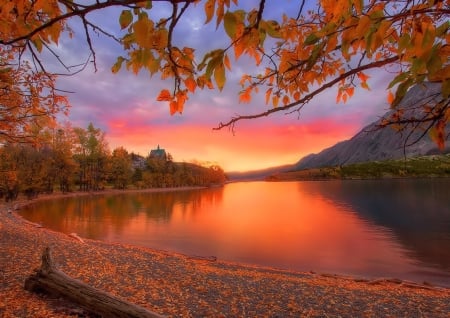 Lake in Autumn