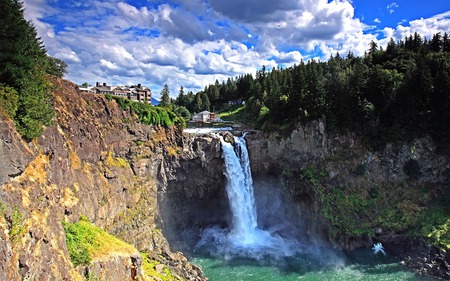 snoqualmie falls - cool, snoqualmie falls