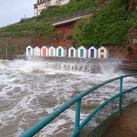 Stormy sea at Goodrington