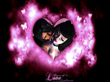 Pink-love - love, couple, second life