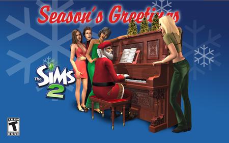 The Sims 2 Christmas - christmas, the sims 2, game, the sims, video game