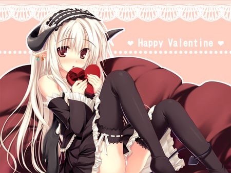 Happy Valentine - manga, anime, girl, cute, sexy