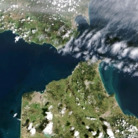 Straits of Gibraltar From Space