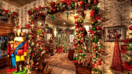 Beautiful christmas - colorful, pretty, decoration, christmas