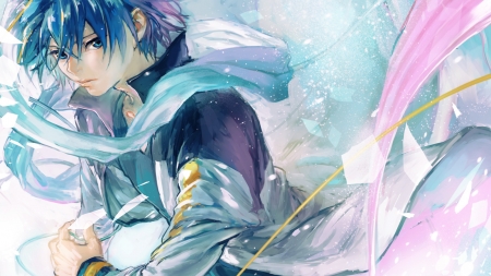 #Nothing - kaito, cool, short hair, blue, blue hair