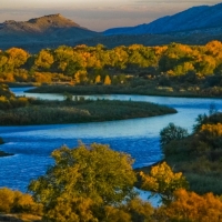 Fall Color Drive Along The River