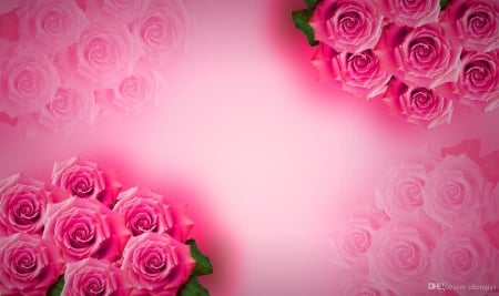 Pink pink - abstract, rose, flower, pink