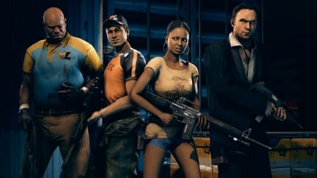 Left 4 Dead 2 - fps, left 4 dead 2, game, video game, shooter, characters, gaming, cooperative