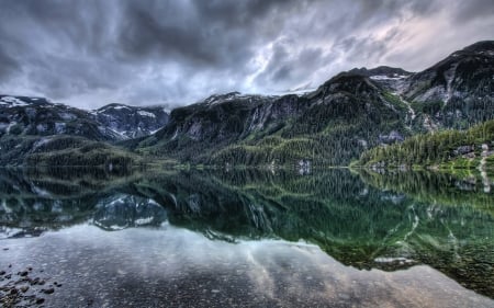 reflections - reflections, fun, nature, lake, cool, mountain