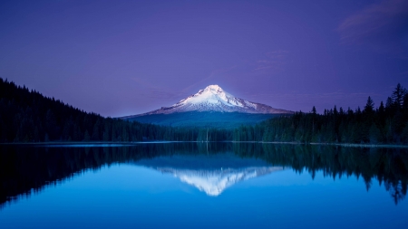 reflection from a mountain - lake, cool, reflection, fun, nature, mountain