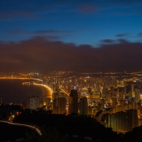 A view of Benidorm, Spain