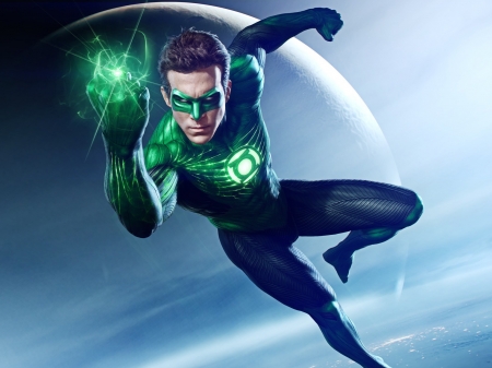 Green Lantern - movie, hero, Lantern, Green