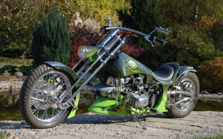 Chopper - bike, motorcycle, chopper, custom