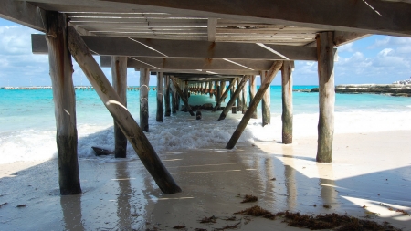 the view from down under - cool, fun, beach, ocean, nature