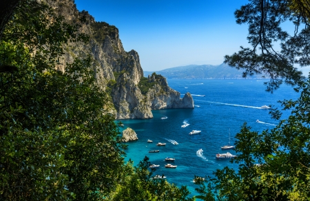 Boats on the Coast of Italy - of, Italy, on, Coast, Boats, the