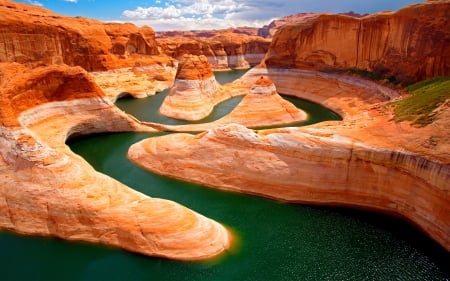 Glen canyon - glen, rocks, water, canyon