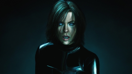 Selene - underworld, poster, kate beckinsale, selene, girl, actress, vampire, fantasy, woman, movie, art