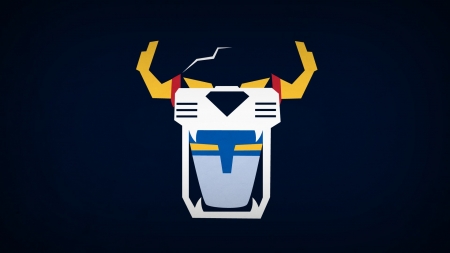 Voltron - minimalism, anime, voltron, blue background