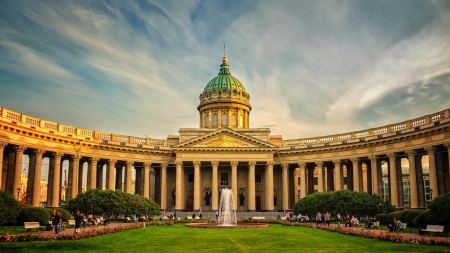 Kazan Cathedral - building, russia, architecture, russian, saint petersburg, kazan cathedral, religious