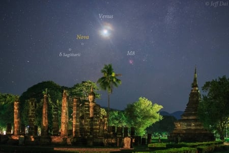 Nova over Thailand - space, cool, thailand, fun, planet, stars, nova