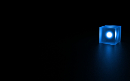 Lightning Cubicle - BG, Light, cube, Black