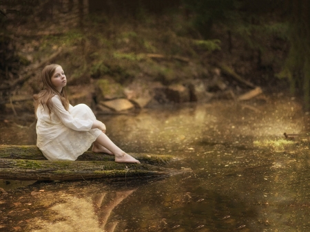 little girl - princess, people, hair, belle, sightly, white, face, childhood, fair, little, bonny, lake, adorable, wallpaper, child, set, nature, beautiful, pink, sweet, feet, nice, beauty, photography, water, pretty, baby, tree, cute, kid, dainty, girl, lovely, pure, comely, desktopnexus, blonde