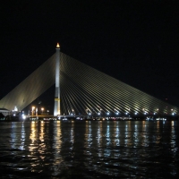 bridge at night