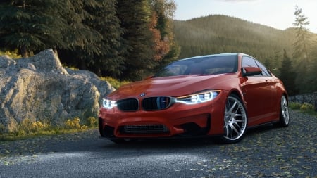 BMW M4 Coupe - Car, BMW, CGI, M4, render, auto, Coupe