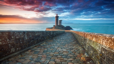 Lighthouse - Lighthouse, ocean, nature, sky