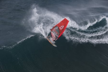 Wind Surfing - surfing, ocean, wave, wind