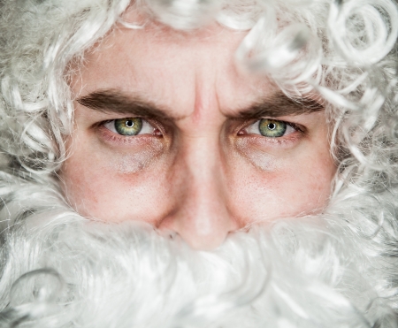 Santa's Eyes - white, santa, face, craciun, man, eye, christmas